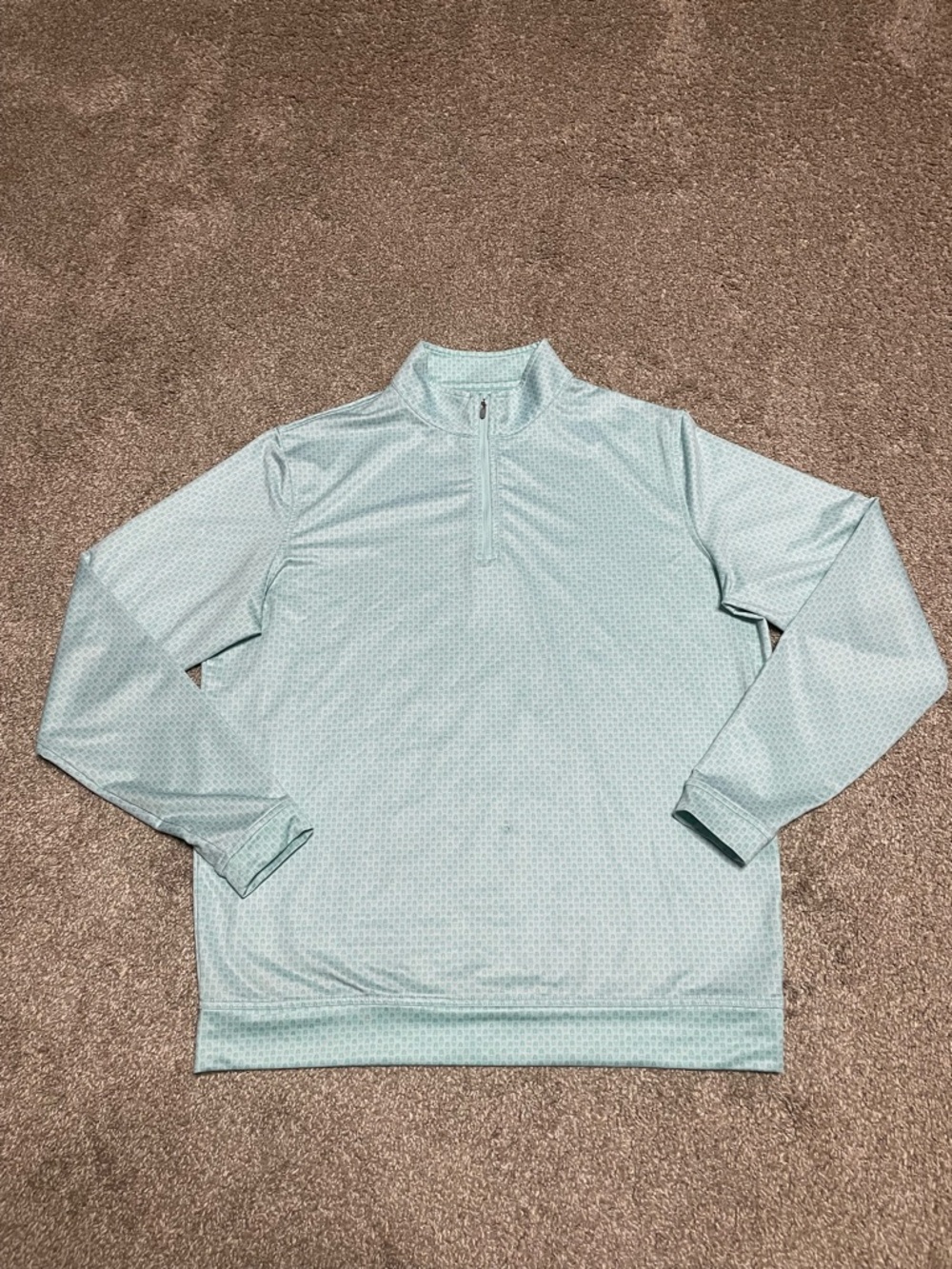 Peter Millar Perth Piña Skullada Performance 1/4 Zip Men’s Large